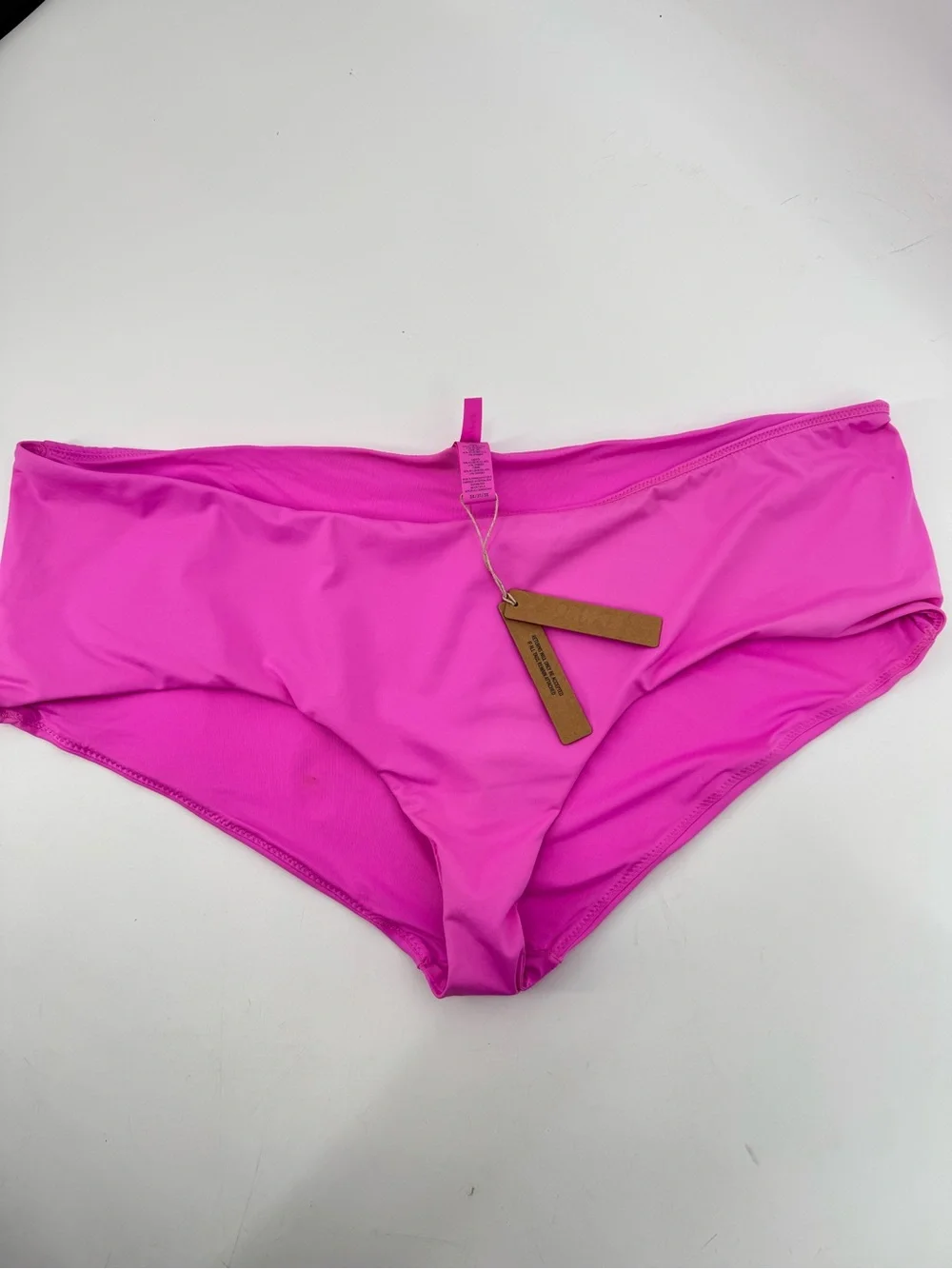 New Skims Recycled Swim Bikini Bottom Size 3X Neon Orchid
